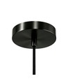 MALM E14 sort sylinderpendel - 2m ledning, med rosett, uten lyskilde