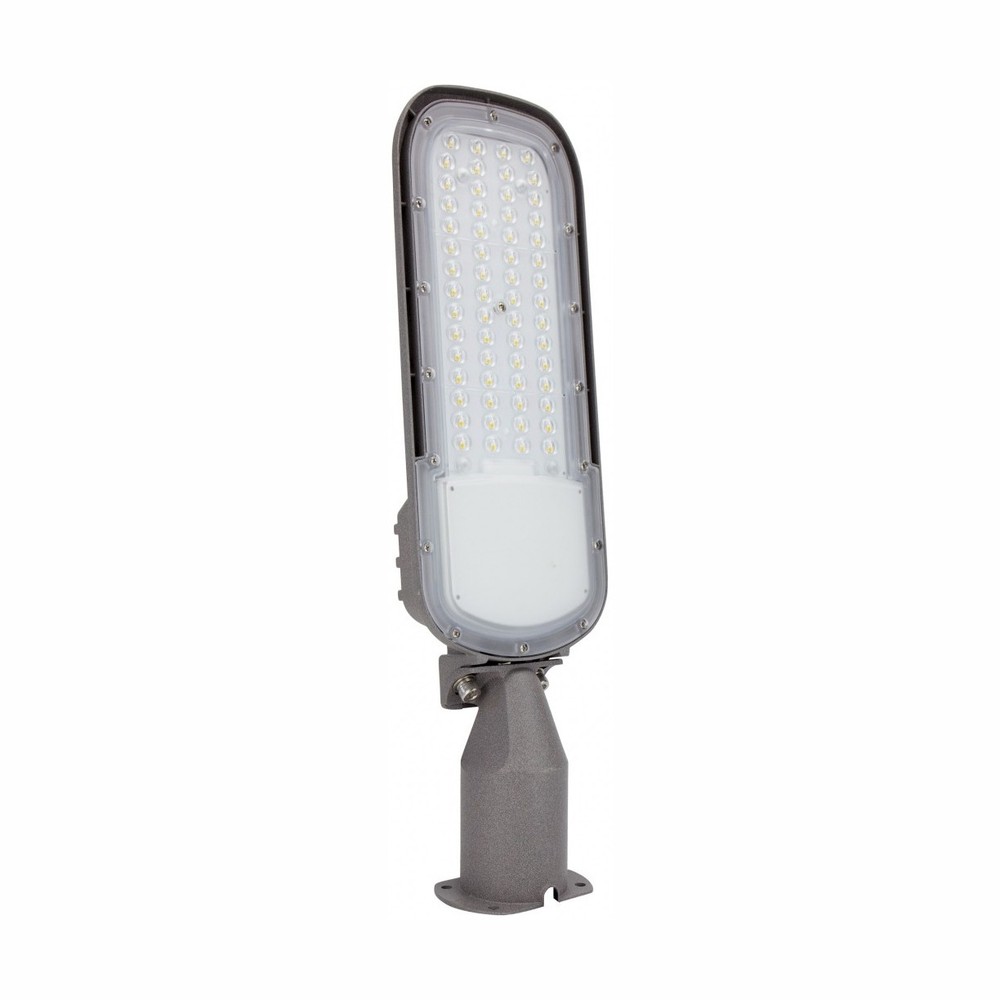 50W LED gatelampe - Ø60 mm, IP65, IK09, grå, 5 års garanti - Dimbar : Ikke dimbar, Kulør : Nøytral