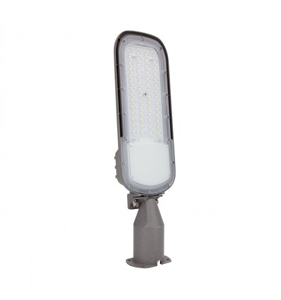 50W LED gatelampe - Ø60 mm, IP65, IK09, grå, 5 års garanti