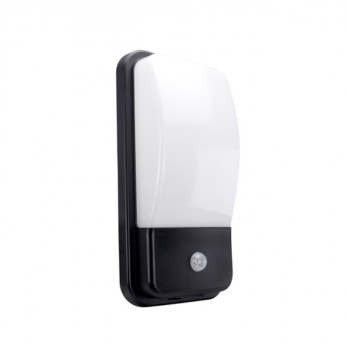 20W LED vegglampe med sensor - 4000K, IP54, bevegelsessensor, utendørs