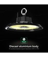 150W V-Tac LED high bay, 155lm/W - IP65, 4000K, Cree chip, 6 års garanti