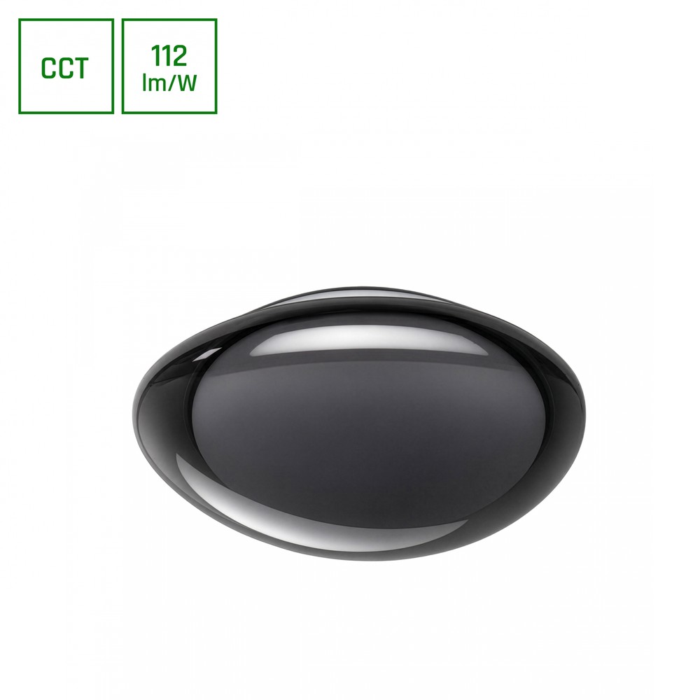 AURA taklampe m/fjernkontroll - Grafitt, dimbar, Ø40cm, 24W, 3 lysfarger - Dimbar : Dimbar