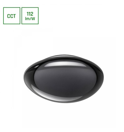 AURA taklampe m/fjernkontroll - Grafitt, dimbar, Ø40cm, 24W, 3 lysfarger