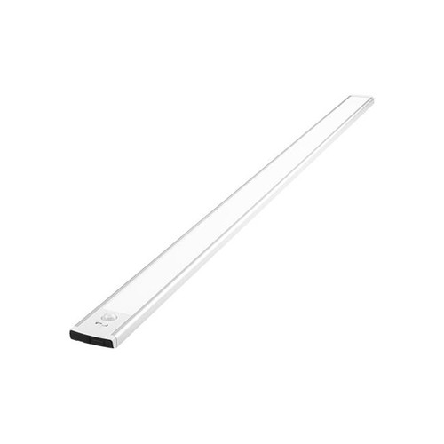 Batteri skapbelysning - 80cm, Sølv, PIR sensor, oppladbar