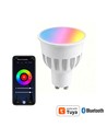 4x GU10 5W Smart Home LED-pære - Bluetooth, kompatibel med Google Home, Alexa og smarttelefoner