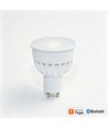 4x GU10 5W Smart Home LED-pære - Bluetooth, 6,6 cm, virker med Google Home, Alexa og smarttelefon