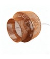 Brun Ø40cm pendel - E27-fatning, 2m ledning, papirsnor