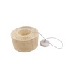 Beige Ø30cm pendel - E27 sokkel, 2m ledning, flettet papirsnor