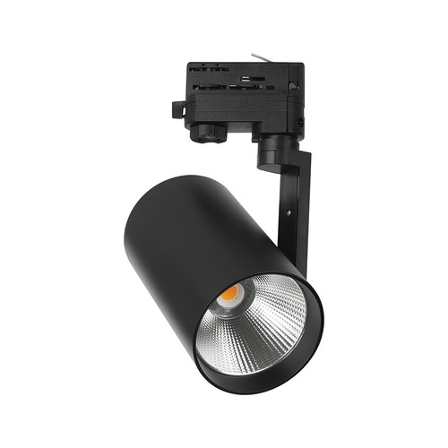 35W 3-faset LED skinnepot - Svart, 4000K, Cree-brikke, 6 års garanti
