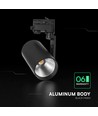 35W 3-faset LED skinnepot - Svart, 4000K, Cree-brikke, 6 års garanti