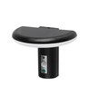 2W LED solcelle hageklampe med sensor - IP54, 3000K, svart
