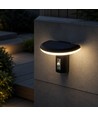 2W LED solcelle hageklampe med sensor - IP54, 3000K, svart