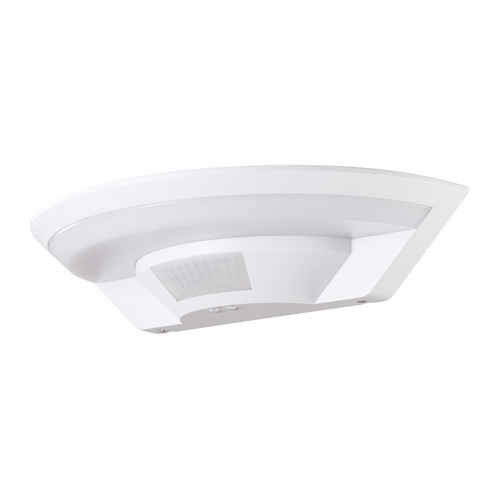 10W LED utendørs vegglampe med PIR-sensor - Hvit, 4000K, Cree-brikke - Kulør : Nøytral