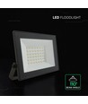 V-Tac 30W LED flomlyskaster - Svart, 6500K, Slimline