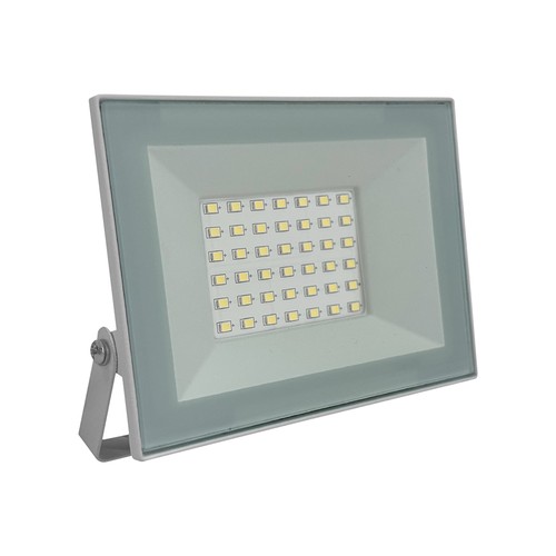 30W LED flomlyskaster - Hvit, 6500K