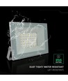 30W LED flomlyskaster - Hvit, 6500K
