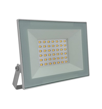 V-Tac 30W LED flomlys - Hvit hus, 4000K