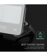 50W LED flomlyskaster - 185lm/W, Cree-chip, svart, 6 års garanti