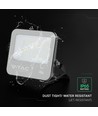 50W LED flomlyskaster - 185lm/W, Cree-chip, svart, 6 års garanti