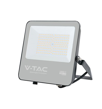 V-Tac 100W LED flomlys - 185lm/W, Cree-brikke, svart hus, 6 års garanti