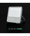 V-Tac 100W LED flomlys - 185lm/W, Cree-brikke, svart hus, 6 års garanti