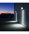 100W LED flomlys - 185lm/W, Cree-brikke, svart, 6500K, 6 års garanti