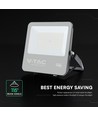 100W LED flomlys - 185lm/W, Cree-brikke, svart, 6500K, 6 års garanti