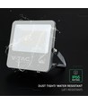 100W LED flomlys - 185lm/W, Cree-brikke, svart, 6500K, 6 års garanti