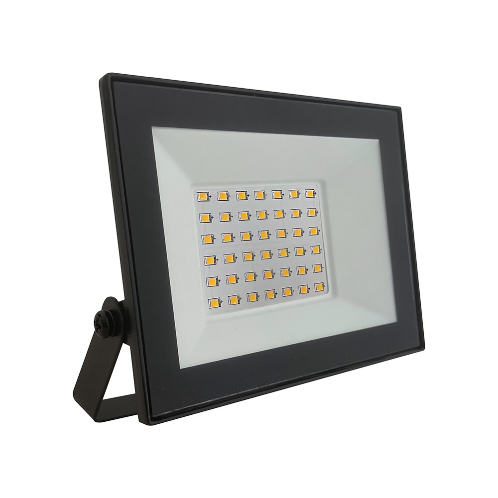 V-Tac 30W Slimline LED flomlys - Svart hus, 4000K - Kulør : Nøytral