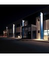 V-Tac 30W Slimline LED flomlys - Svart hus, 4000K