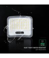 V-Tac 12W solcelle LED-flomlys - IP65, svart, 3-i-1