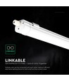 V-Tac 120cm 36W vanntett LED armatur - 120lm/W, CCT