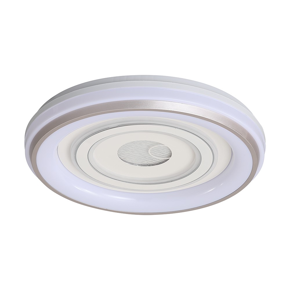 V-Tac 2x30W dimbar LED taklampe - Inkl. fjernkontroll, 3-i-1 CCT, hvit - Kulør : 3-i-1