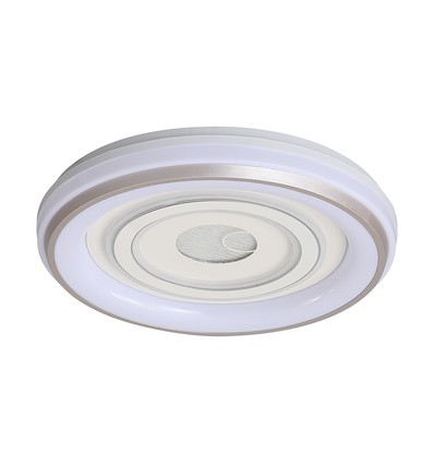 V-Tac 2x30W dimbar LED taklampe - Inkl. fjernkontroll, 3-i-1 CCT, hvit