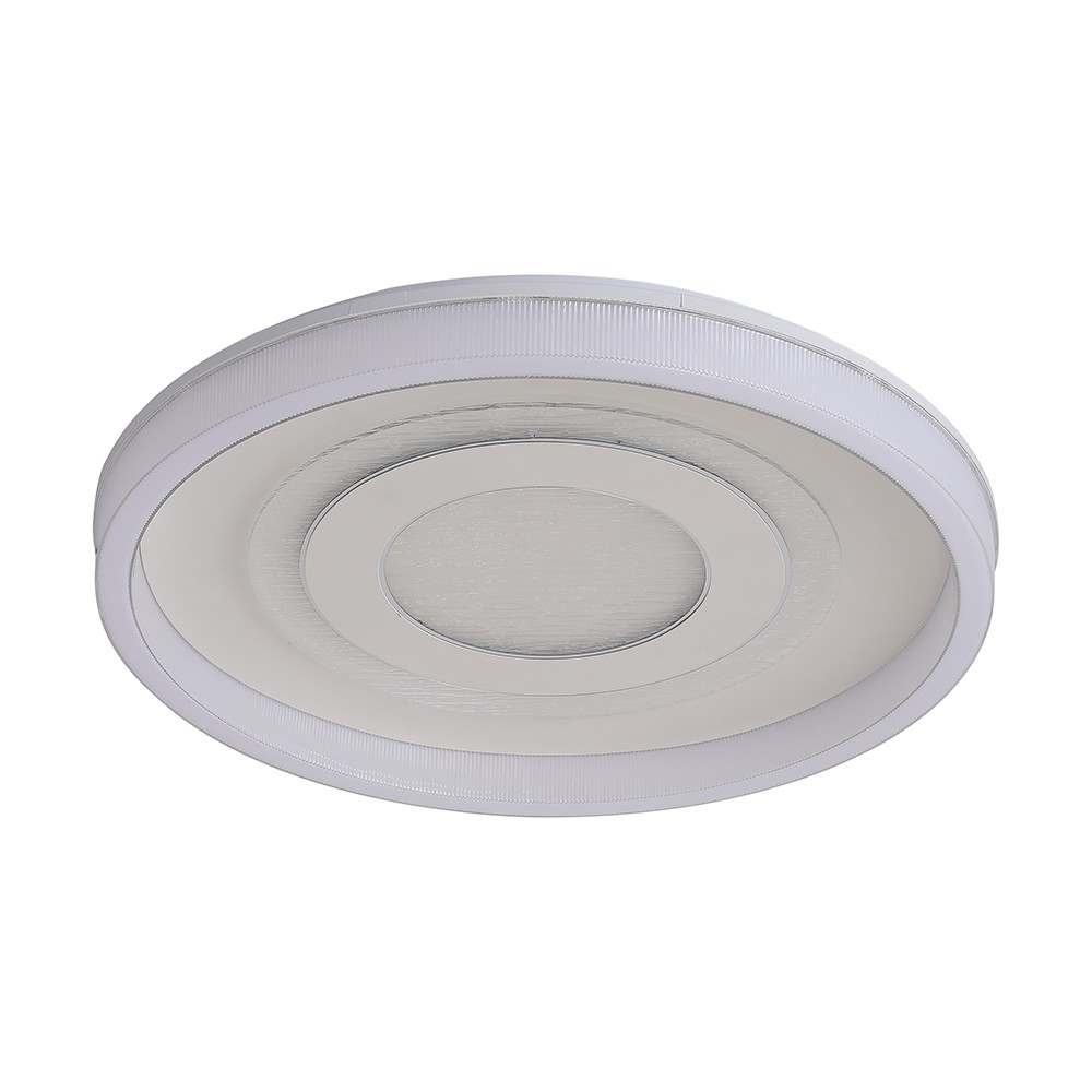 V-Tac 2x40W dekorativ LED taklampe - Kan dimmes, 3-i-1, fjernkontroll, hvit - Kulør : 3-i-1