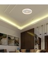 V-Tac 2x40W dekorativ LED taklampe - Kan dimmes, 3-i-1, fjernkontroll, hvit