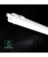 150cm 48W vanntett komplett LED-armatur - 120lm/W, CCT