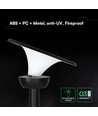 V-Tac 20W Lotus LED solcelle hageklampe - LiFePO4-batteri, 6000mAh, 3-i-1