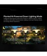 V-Tac 20W Lotus LED solcelle hageklampe - LiFePO4-batteri, 6000mAh, 3-i-1
