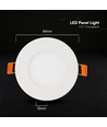 V-Tac 3W rund LED mini innbyggingspanel - CCT, Cree-brikke, 6 års garanti