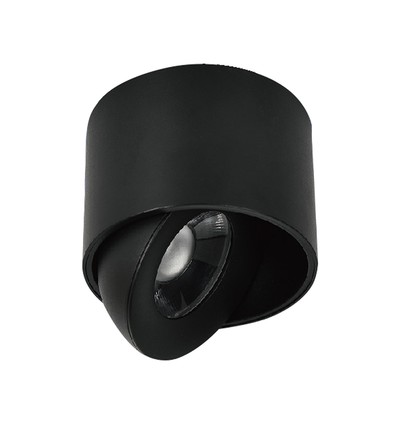 V-Tac 18W LED utenpåliggende spot - IP44, svart, CCT, Cree-brikke