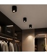 V-Tac 18W LED utenpåliggende spot - IP44, svart, CCT, Cree-brikke
