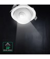 V-Tac 12W LED COB downlight CCT - IP44, Cree-brikke, hvit