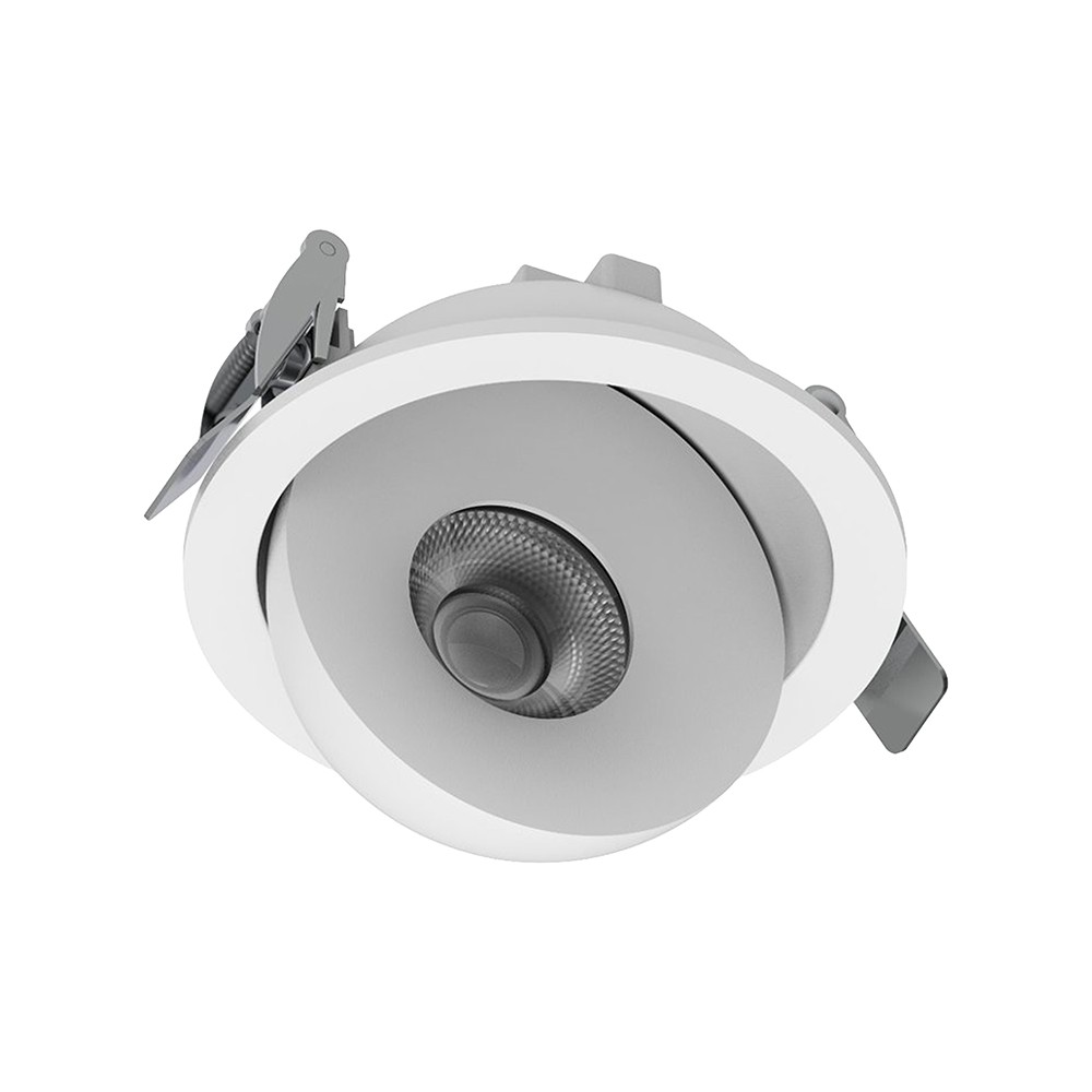 V-Tac 18W COB LED downlight - IP44, CCT, Cree-brikke, hvit, 6 års garanti - Kulør : 3-i-1