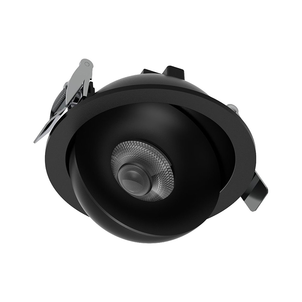 V-Tac 18W LED downlight - IP44, CCT, Cree-brikke, svart - Kulør : 3-i-1