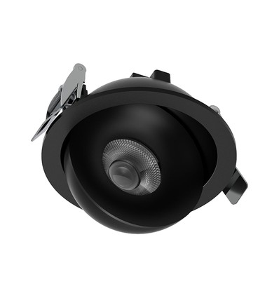 V-Tac 18W LED downlight - IP44, CCT, Cree-brikke, svart