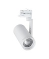 V-Tac 30W 3-faset CCT skinnespott - Zoombar 25°-50°, hvit