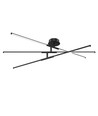 40W LED taklampe - Svart, CCT