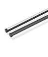 10W LED vegg-/taklampe - Svart, CCT, 3 lysfarger