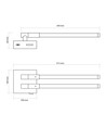 10W LED taklampe - Hvit, CCT